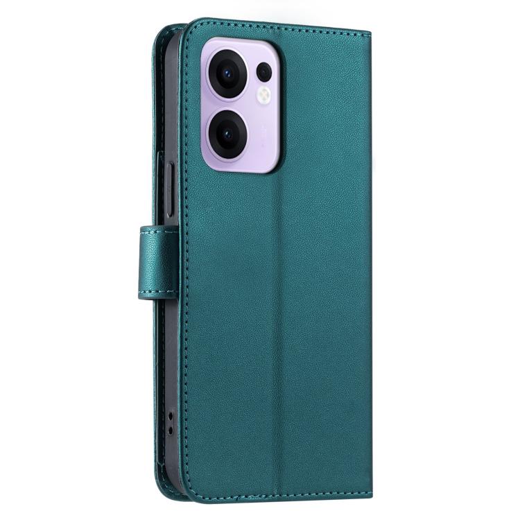 For OPPO Reno13 F 5G Global / 4G India Ring Buckle Rhombic Leather Phone Case