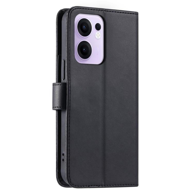 For OPPO Reno13 F 5G Global / 4G India Ring Buckle Rhombic Leather Phone Case