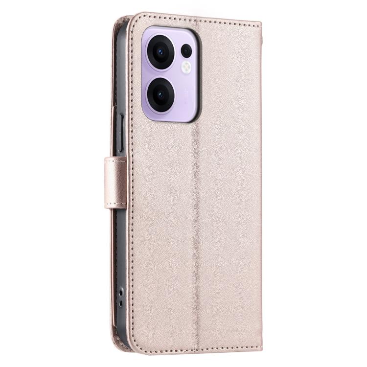 For OPPO Reno13 F 5G Global / 4G India Ring Buckle Rhombic Leather Phone Case