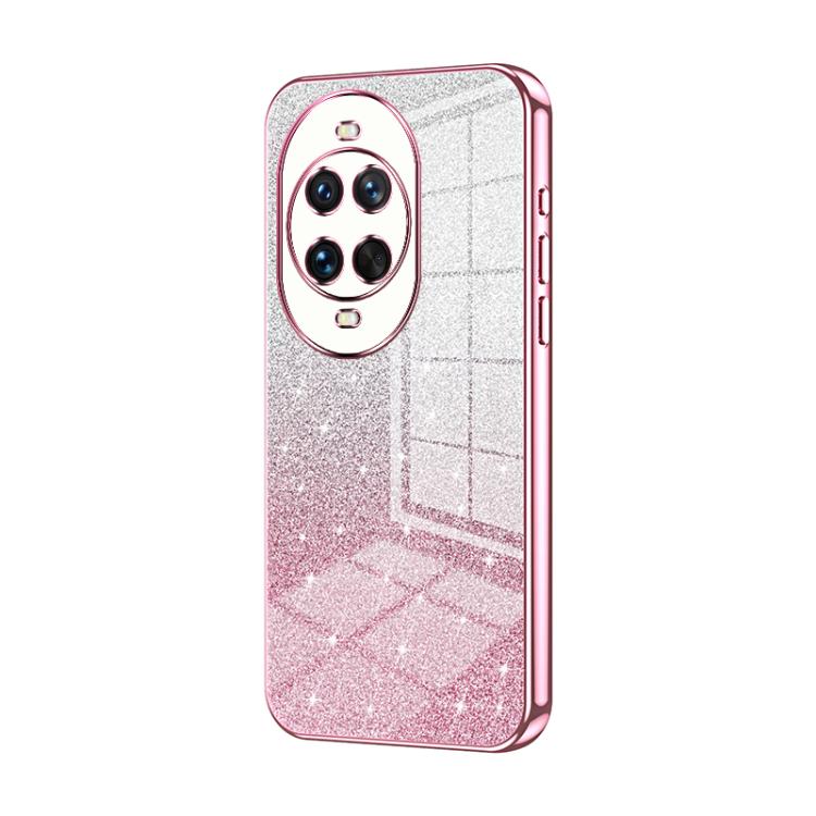 For Huawei nova 14 Ultra Gradient Glitter Powder Electroplated Phone Case