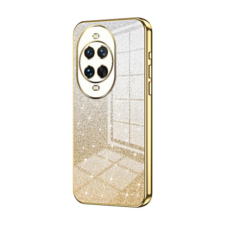 For Huawei nova 14 Ultra Gradient Glitter Powder Electroplated Phone Case
