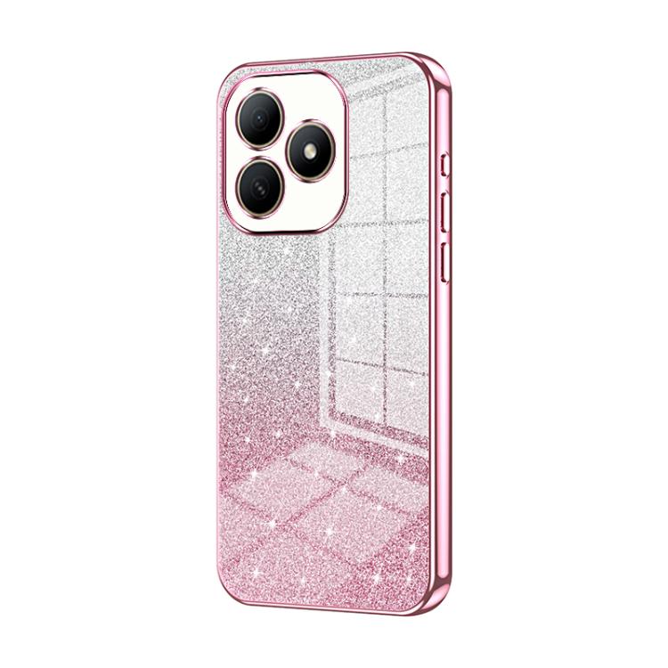 For Huawei Hi Enjoy 80s Gradient Glitter Powder Electroplated Phone Case