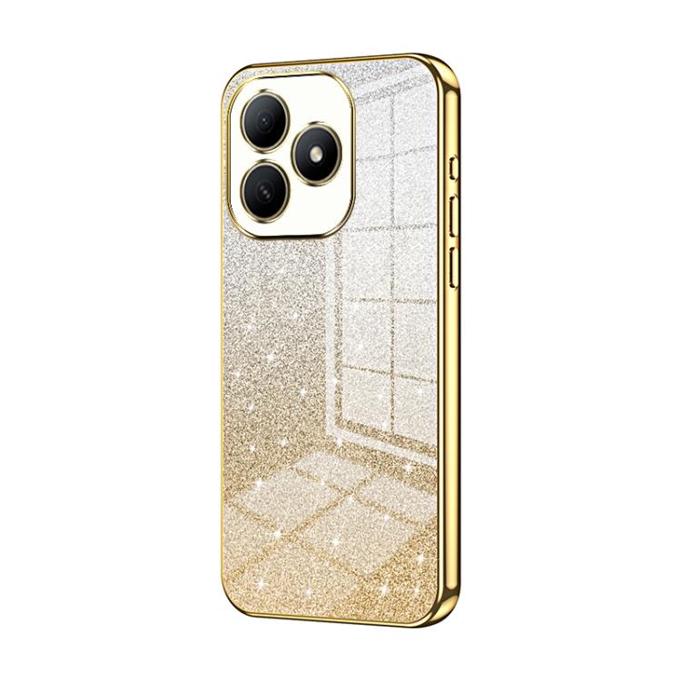 For Huawei Hi Enjoy 80s Gradient Glitter Powder Electroplated Phone Case