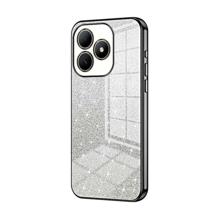 For Huawei Hi Enjoy 80s Gradient Glitter Powder Electroplated Phone Case