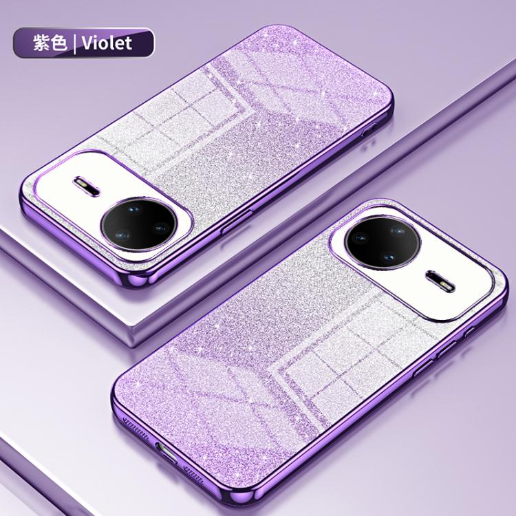 For Huawei nova 15 Pro Gradient Glitter Powder Electroplated Phone Case