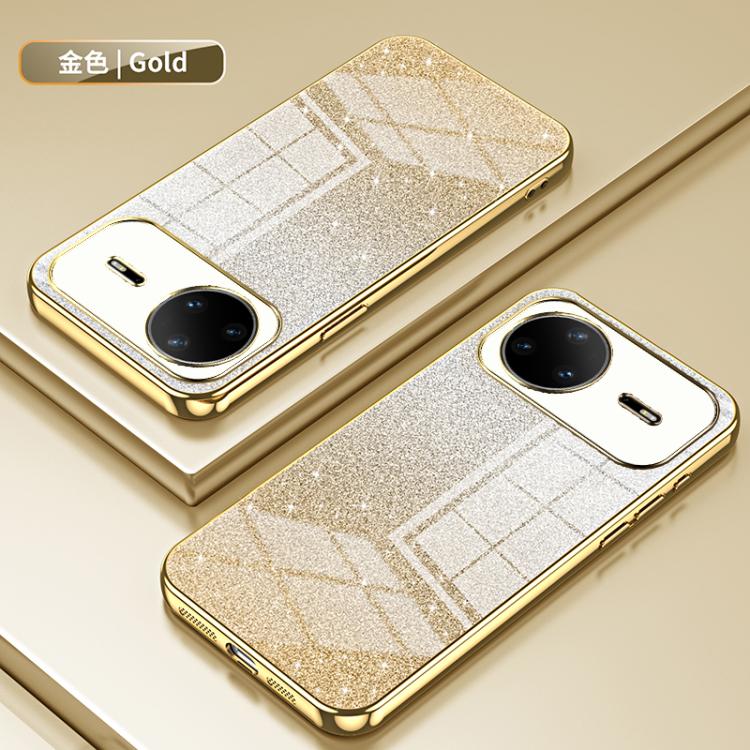 For Huawei nova 15 Pro Gradient Glitter Powder Electroplated Phone Case