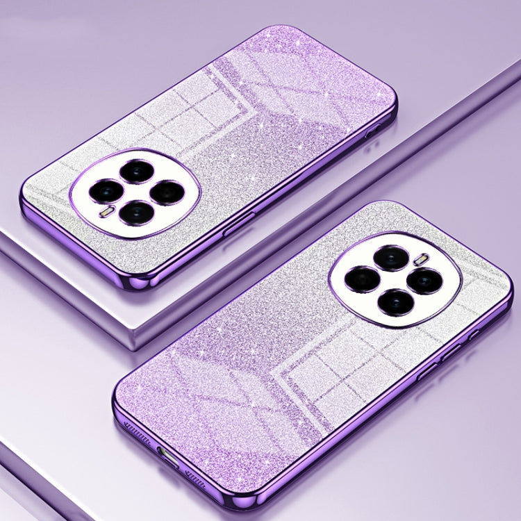 For Honor Magic7 Gradient Glitter Powder Electroplated Phone Case