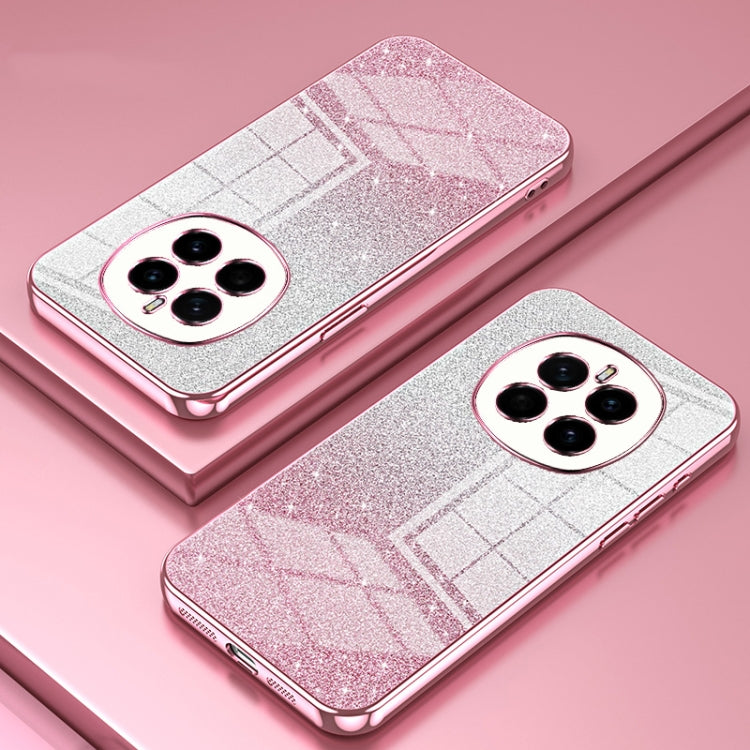 For Honor Magic7 Gradient Glitter Powder Electroplated Phone Case