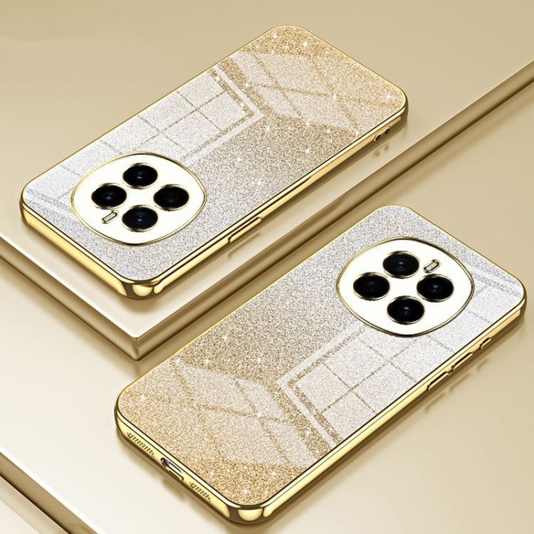 For Honor Magic7 Gradient Glitter Powder Electroplated Phone Case