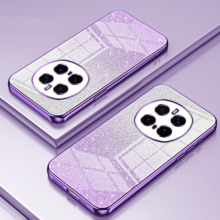 For Honor Magic7 Pro Gradient Glitter Powder Electroplated Phone Case