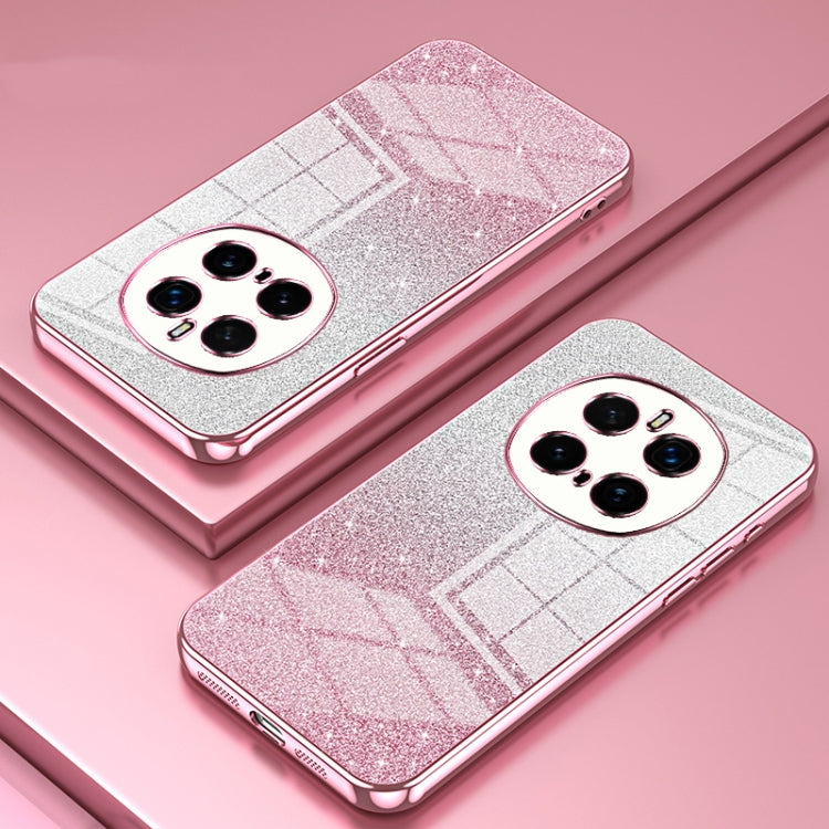 For Honor Magic7 Pro Gradient Glitter Powder Electroplated Phone Case