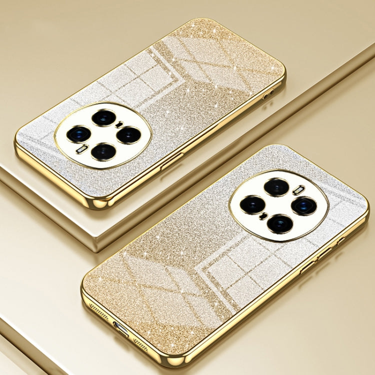 For Honor Magic7 Pro Gradient Glitter Powder Electroplated Phone Case
