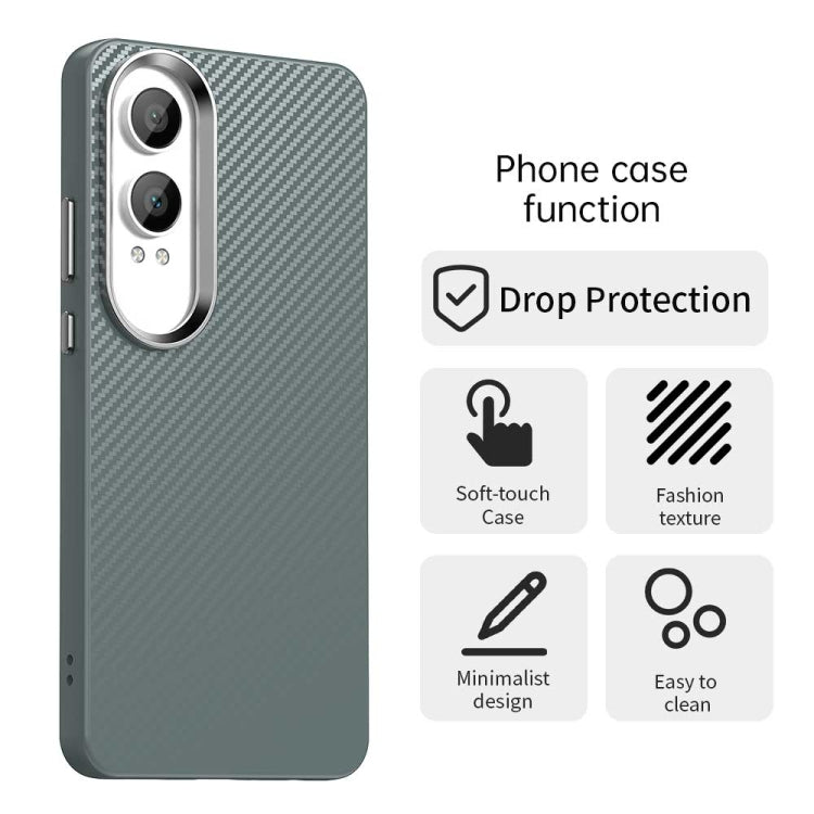 For OnePlus Nord CE4 Lite 5G Carbon Fiber Series IMD Phone Case