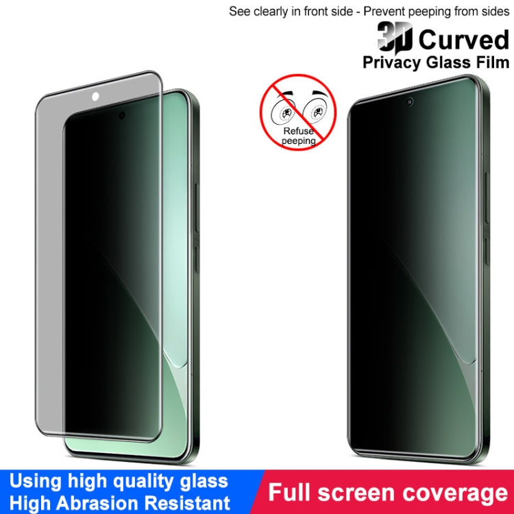 For Xiaomi 15 Pro imak 3D Curved Privacy Full Screen Tempered Glass Film