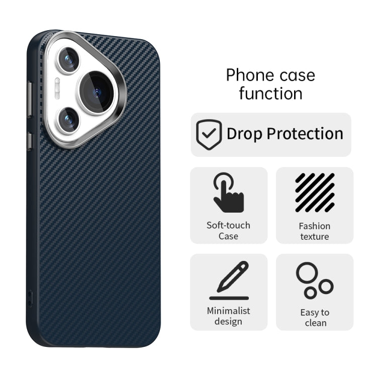For Huawei Pura 70 Carbon Fiber Series IMD Phone Case