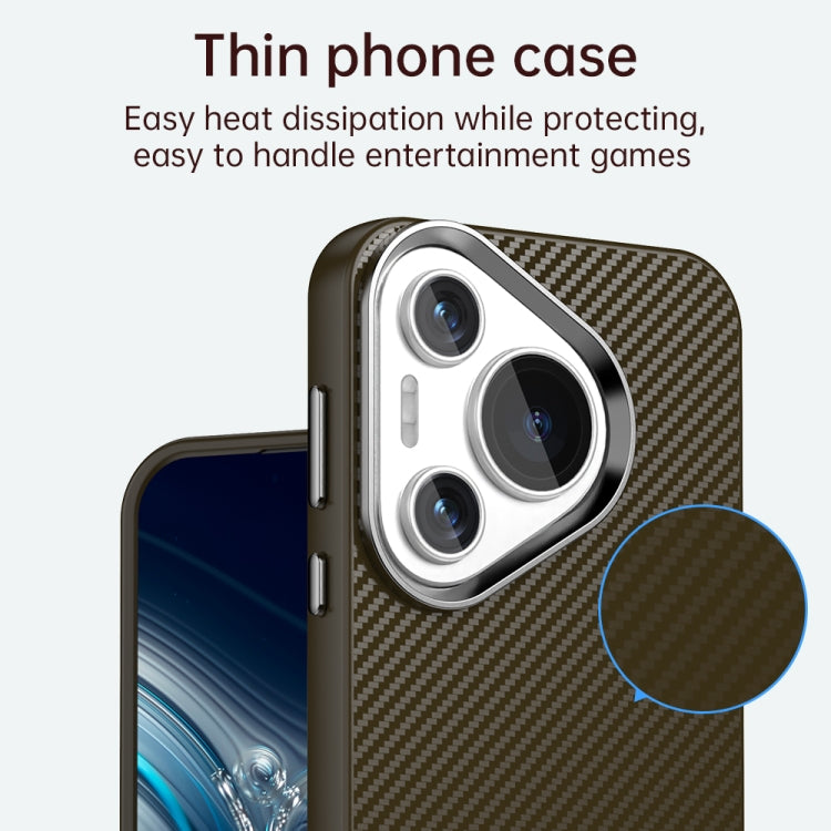For Huawei Pura 70 Carbon Fiber Series IMD Phone Case