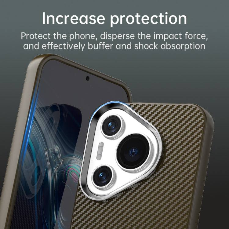 For Huawei Pura 70 Carbon Fiber Series IMD Phone Case