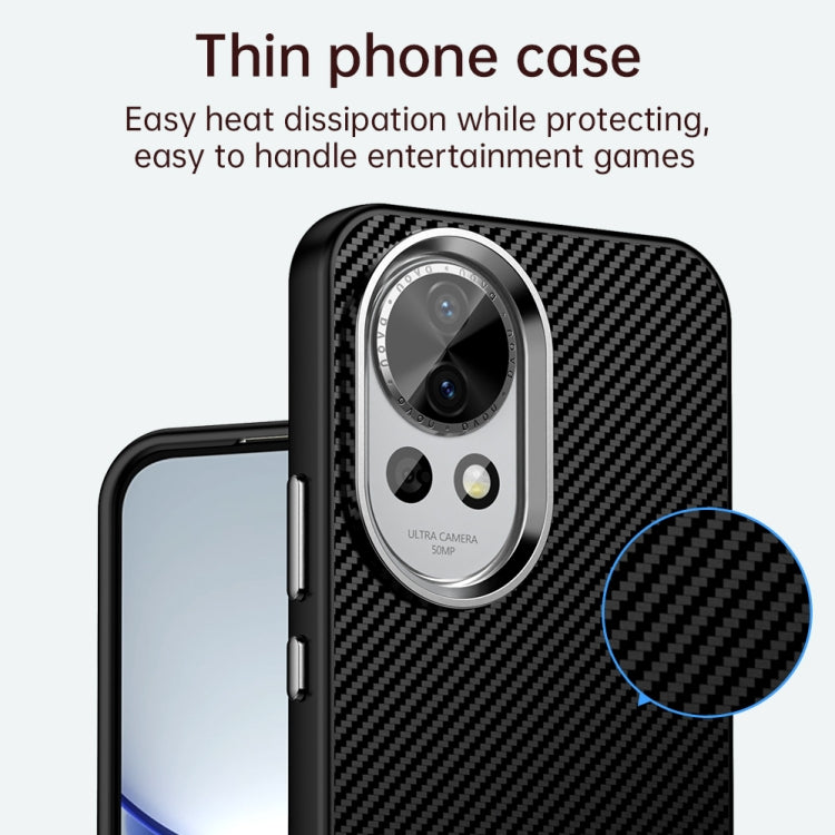 For Huawei nova 12 Carbon Fiber Series IMD Phone Case