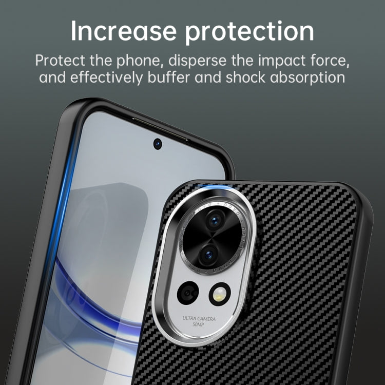 For Huawei nova 12 Carbon Fiber Series IMD Phone Case