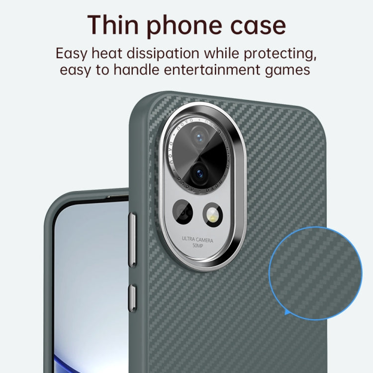 For Huawei nova 12 Carbon Fiber Series IMD Phone Case