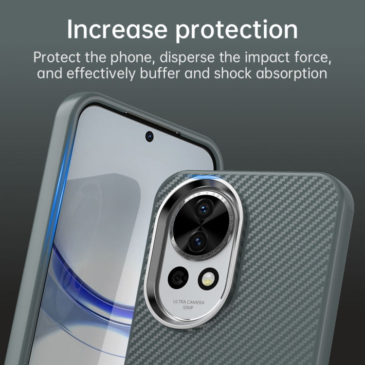 For Huawei nova 12 Carbon Fiber Series IMD Phone Case