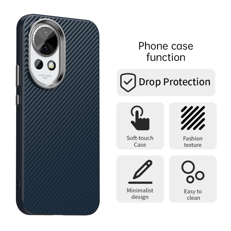 For Huawei nova 12 Carbon Fiber Series IMD Phone Case