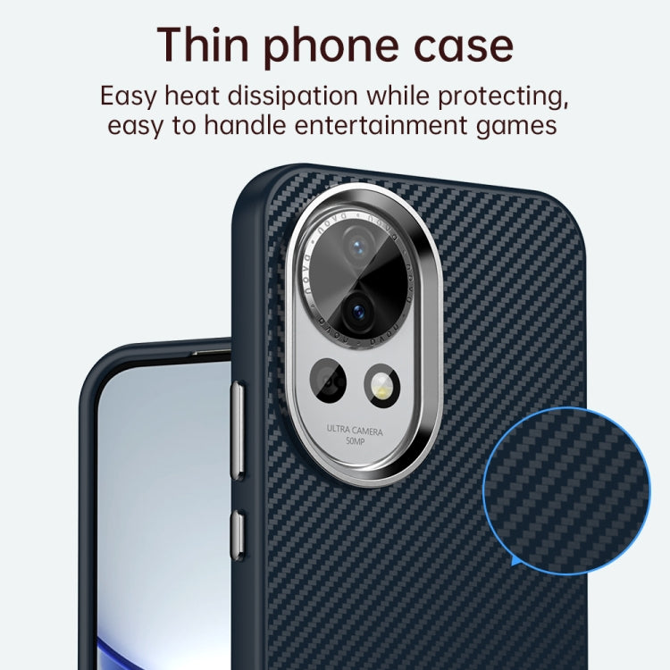 For Huawei nova 12 Carbon Fiber Series IMD Phone Case