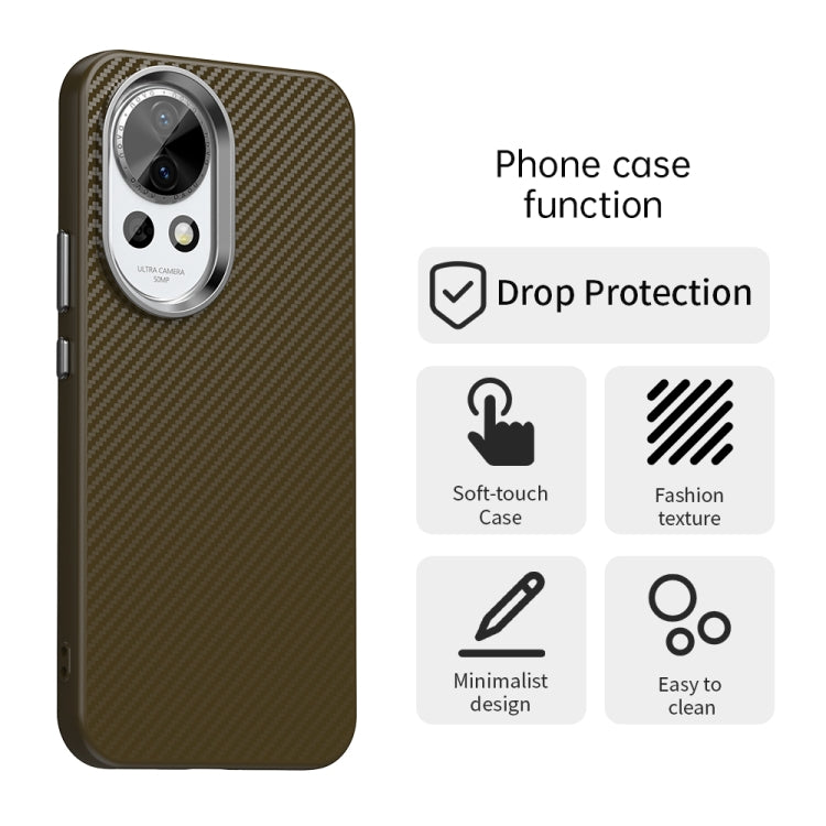 For Huawei nova 12 Carbon Fiber Series IMD Phone Case