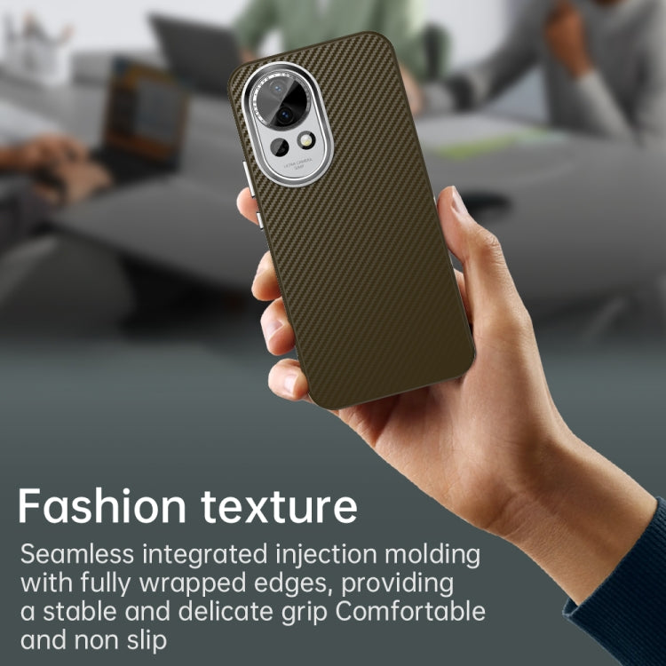 For Huawei nova 12 Carbon Fiber Series IMD Phone Case