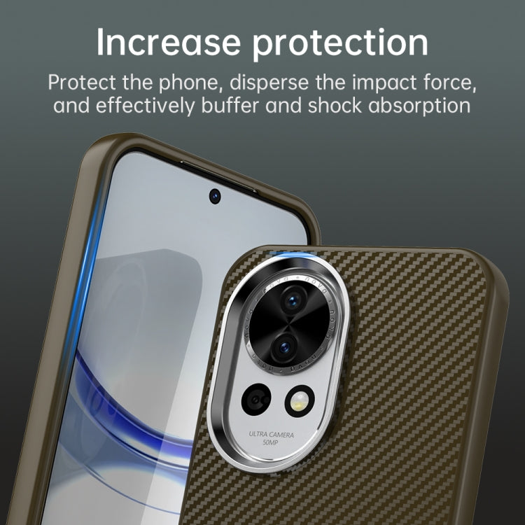 For Huawei nova 12 Carbon Fiber Series IMD Phone Case