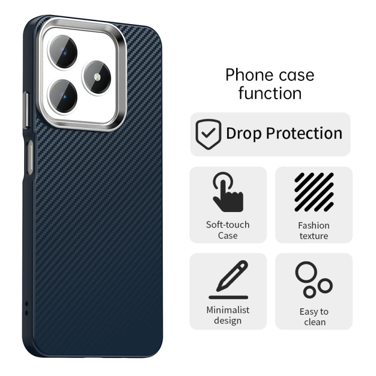 For Realme C63 4G Carbon Fiber Series IMD Phone Case