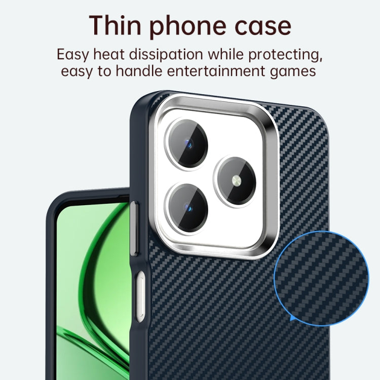 For Realme C63 4G Carbon Fiber Series IMD Phone Case