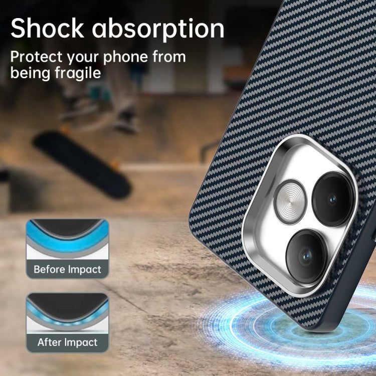 For Realme GT 6T Carbon Fiber Series IMD Phone Case