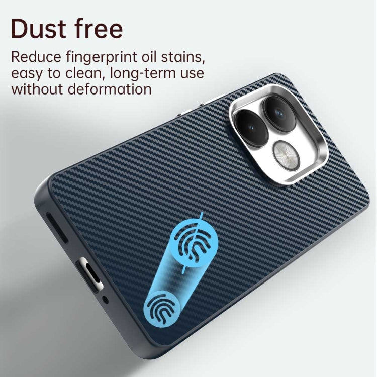 For Realme GT 6T Carbon Fiber Series IMD Phone Case