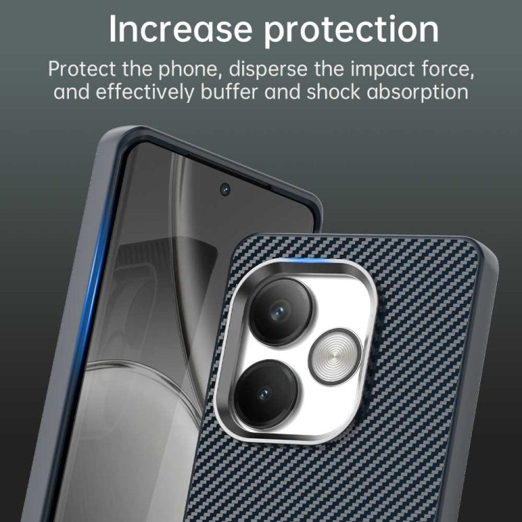 For Realme GT 6T Carbon Fiber Series IMD Phone Case