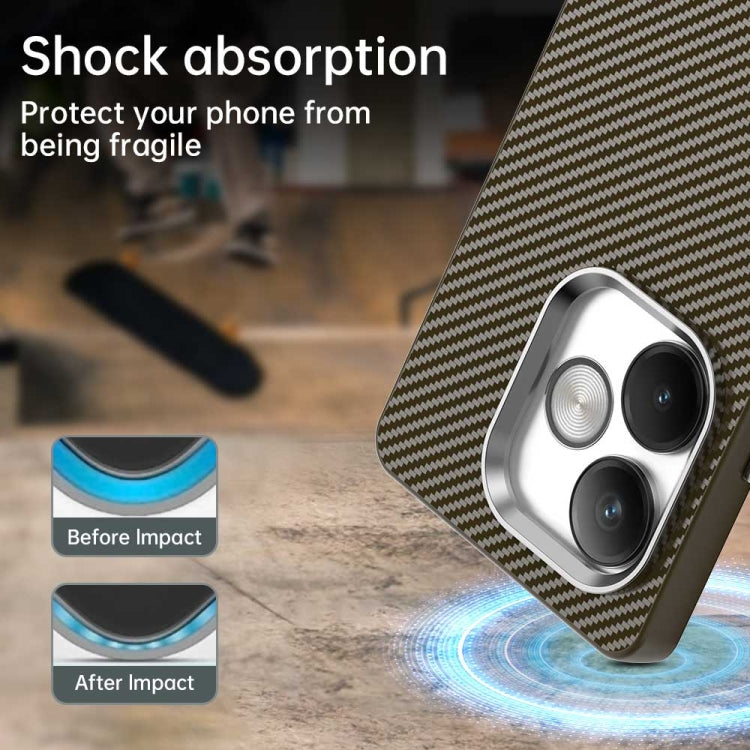 For Realme GT 6T Carbon Fiber Series IMD Phone Case