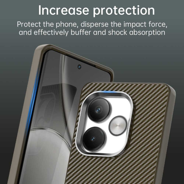 For Realme GT 6T Carbon Fiber Series IMD Phone Case