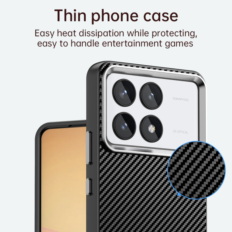 For Redmi K70 Carbon Fiber Series IMD Phone Case