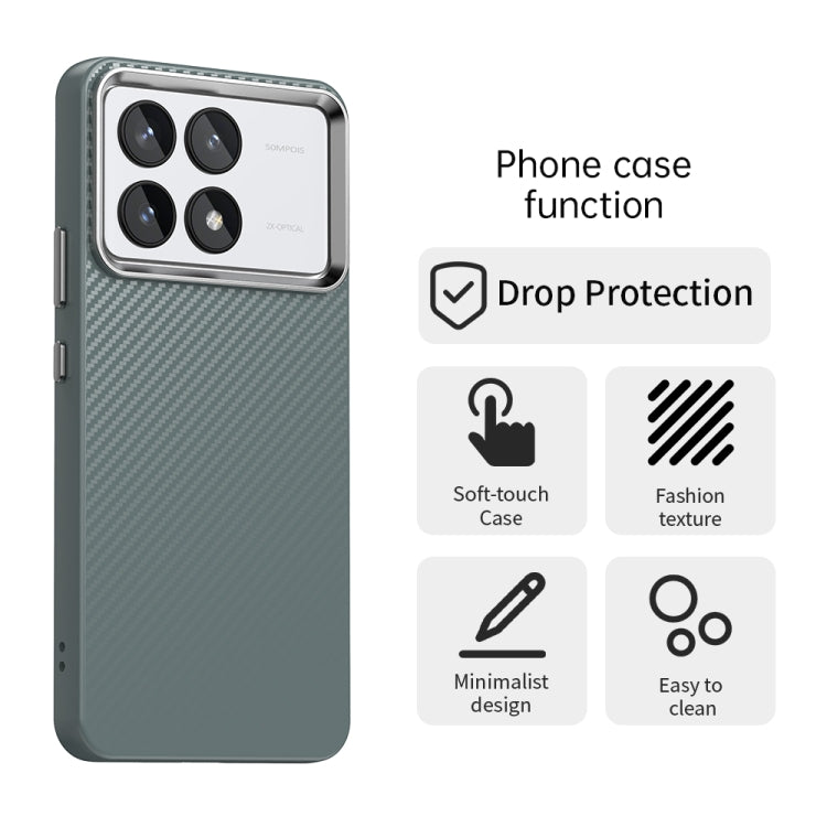 For Redmi K70 Carbon Fiber Series IMD Phone Case