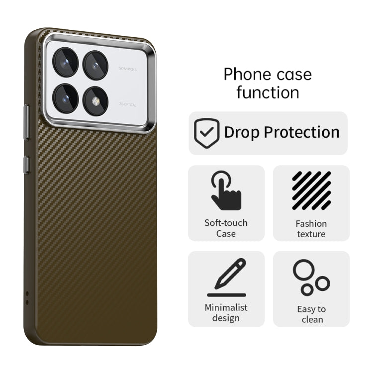 For Redmi K70 Carbon Fiber Series IMD Phone Case