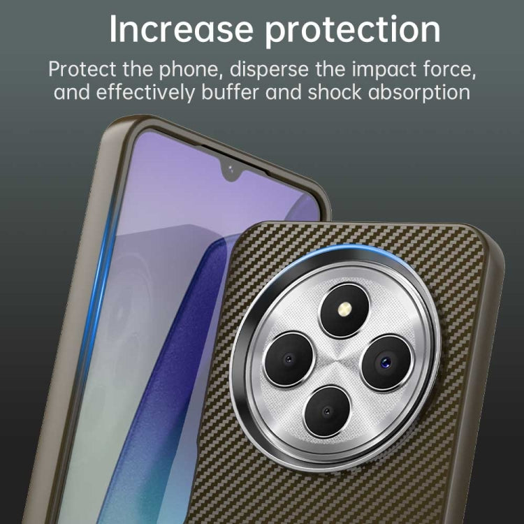 For Redmi 14R Carbon Fiber Series IMD Phone Case