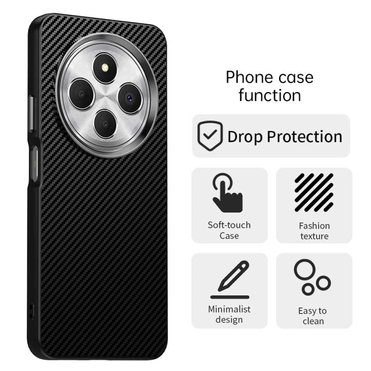 For Redmi 14C Carbon Fiber Series IMD Phone Case