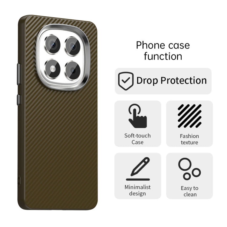 For Redmi Note 14 Pro 5G Carbon Fiber Series IMD Phone Case