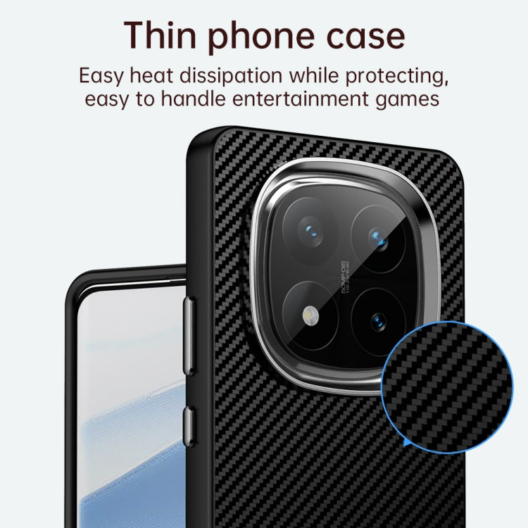 For Redmi Note 14 Pro+ 5G Carbon Fiber Series IMD Phone Case