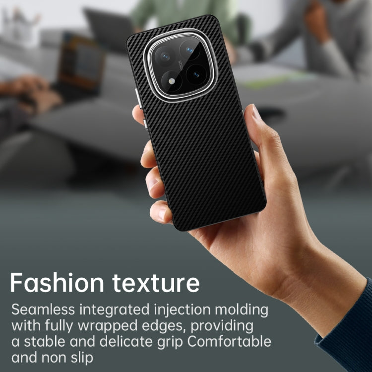 For Redmi Note 14 Pro+ 5G Carbon Fiber Series IMD Phone Case
