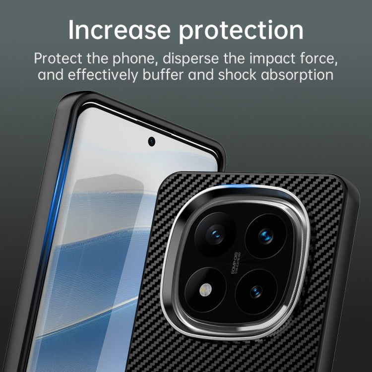 For Redmi Note 14 Pro+ 5G Carbon Fiber Series IMD Phone Case