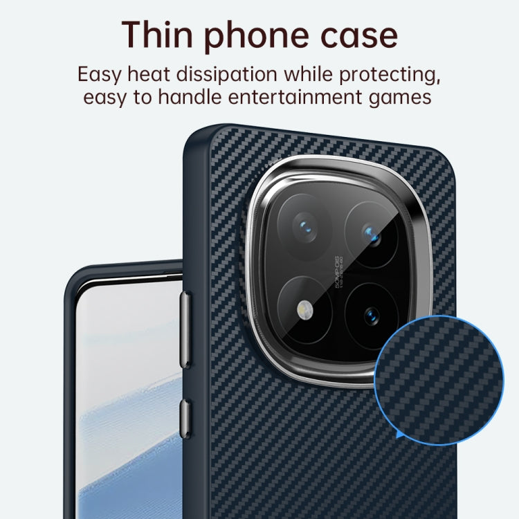 For Redmi Note 14 Pro+ 5G Carbon Fiber Series IMD Phone Case