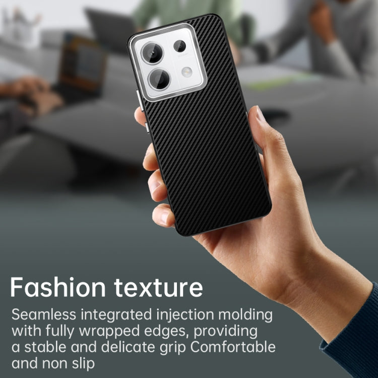 For Redmi Note 13 Pro 5G Carbon Fiber Series IMD Phone Case