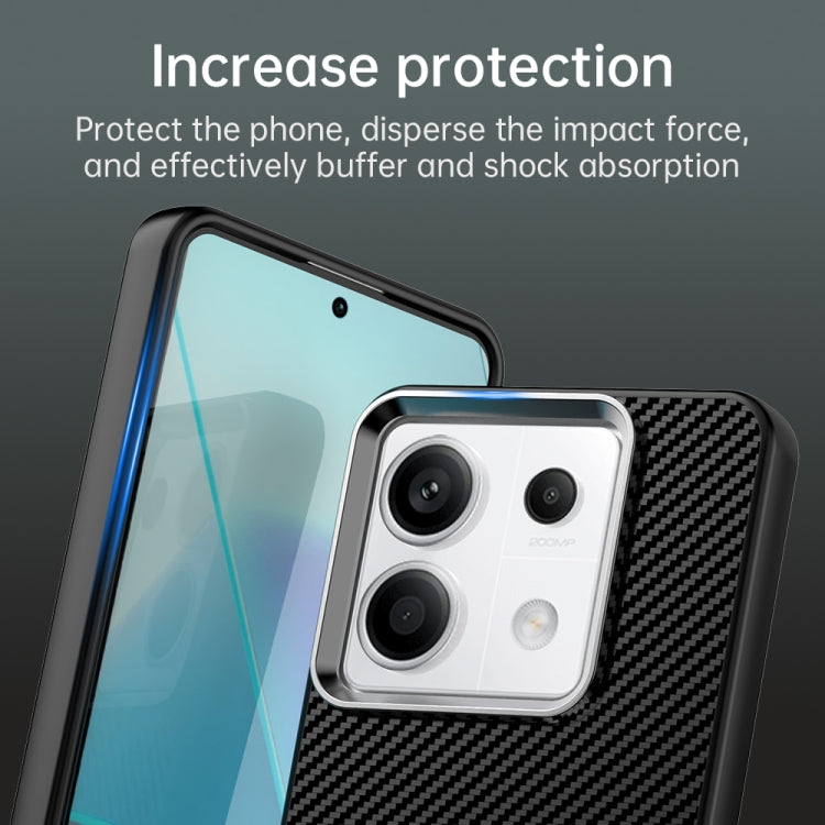 For Redmi Note 13 Pro 5G Carbon Fiber Series IMD Phone Case