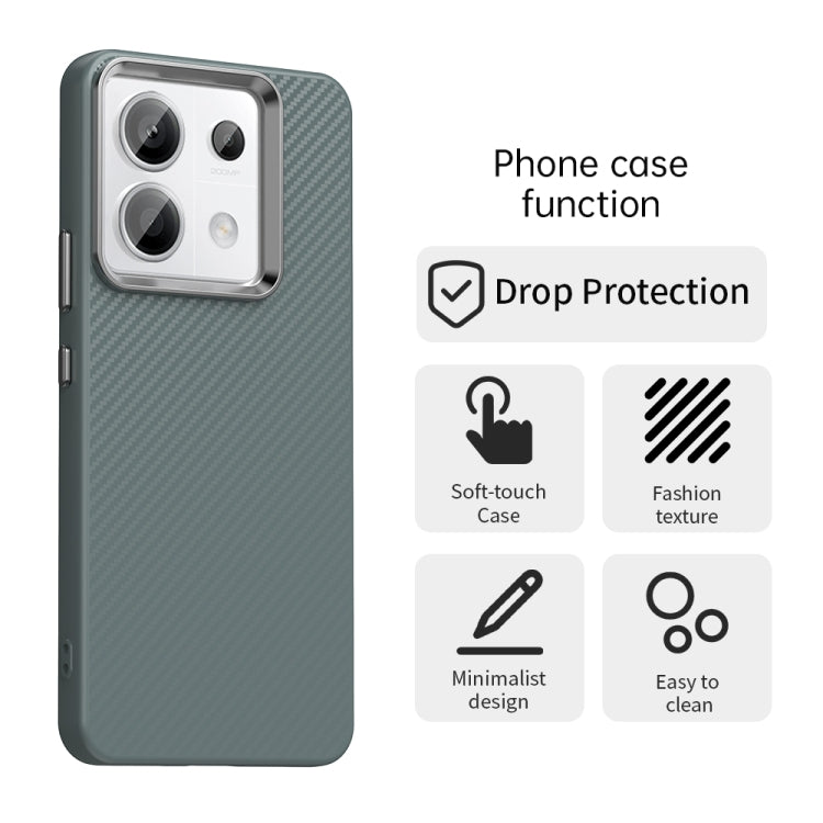 For Redmi Note 13 Pro 5G Carbon Fiber Series IMD Phone Case